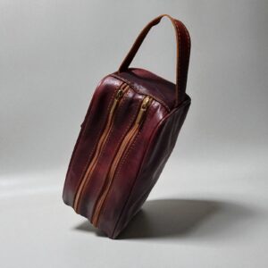 Handmade Leather Toiletry Bag