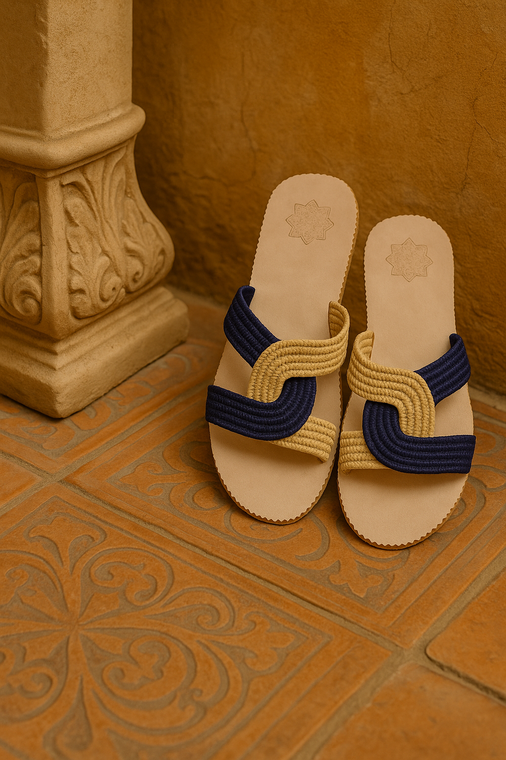 file_00000000632c620a8771146221cdad77.png Raffia Sandals with Natural Elegance - Image 2